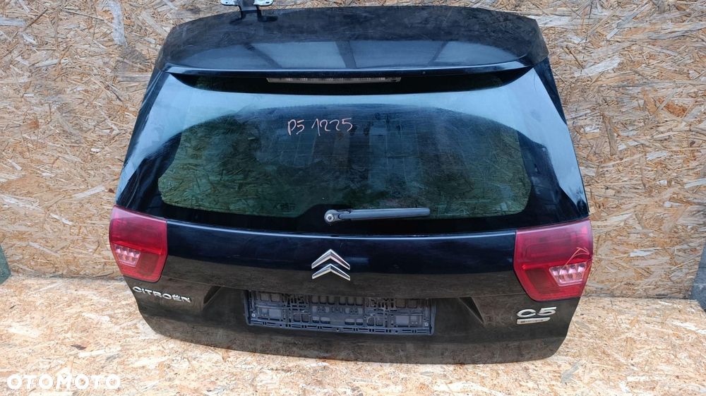 TYLNA KLAPA POKRYWA BAGAŻNIKA TYŁ CITROEN C5 X7 KOMBI CZARNA