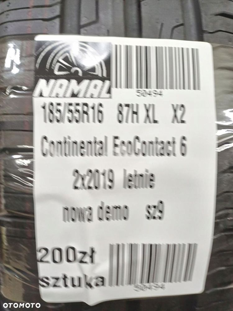 185/55R16 continental 2019 opony letnie NOWE DEMO 50494 - 7