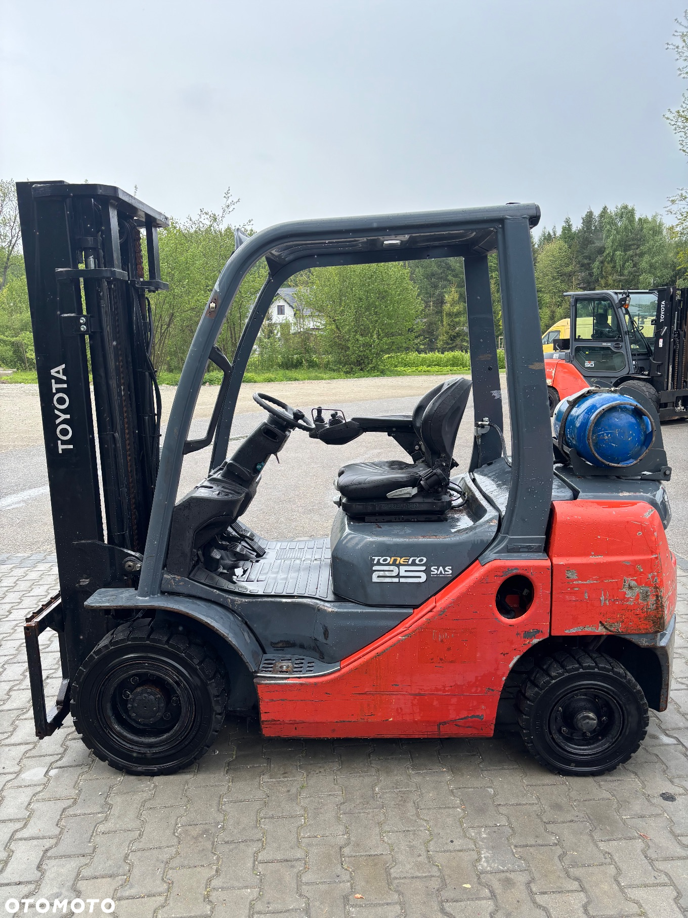 Toyota 8fdf25 8fd25 2,5t klima przesuw pozycjoner - 2