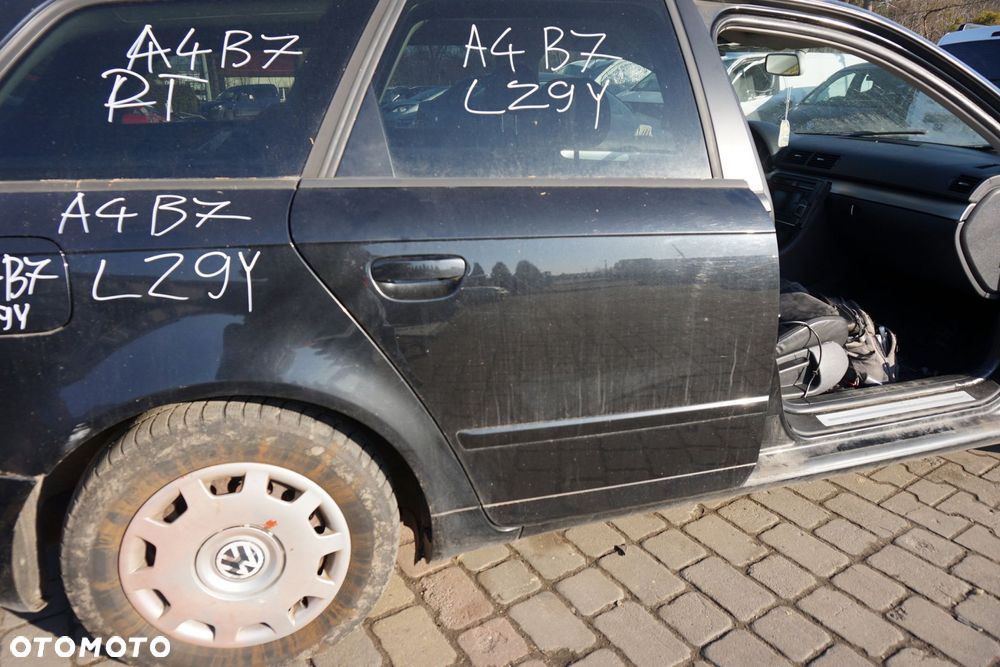 DRZWI TYLNE PRAWE A4 B7 KOMBI LZ9Y  CZARNY AUDI 2004-2008 - 2