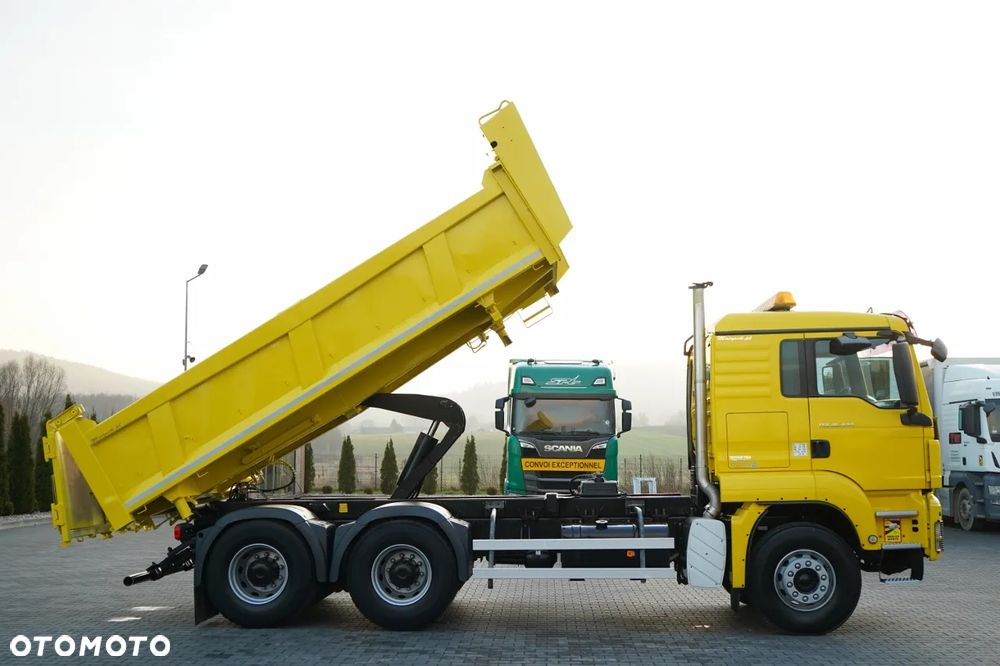 MAN TGS 26.440 / 6X4 / 2 STRONNA WYWROTKA / HYDROBURTA / AUTOMAT / KABINA SYPIALNA - 3