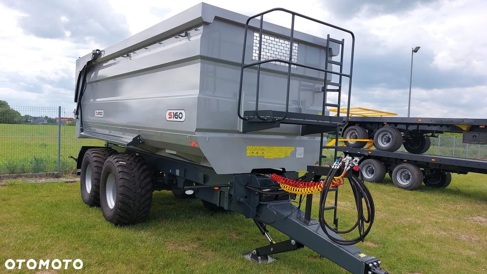 Inny NOWOŚĆ!! Przyczepa rolnicza skorupowa CARGO S160, 16 ton, od dealera, gwarancja! - 10