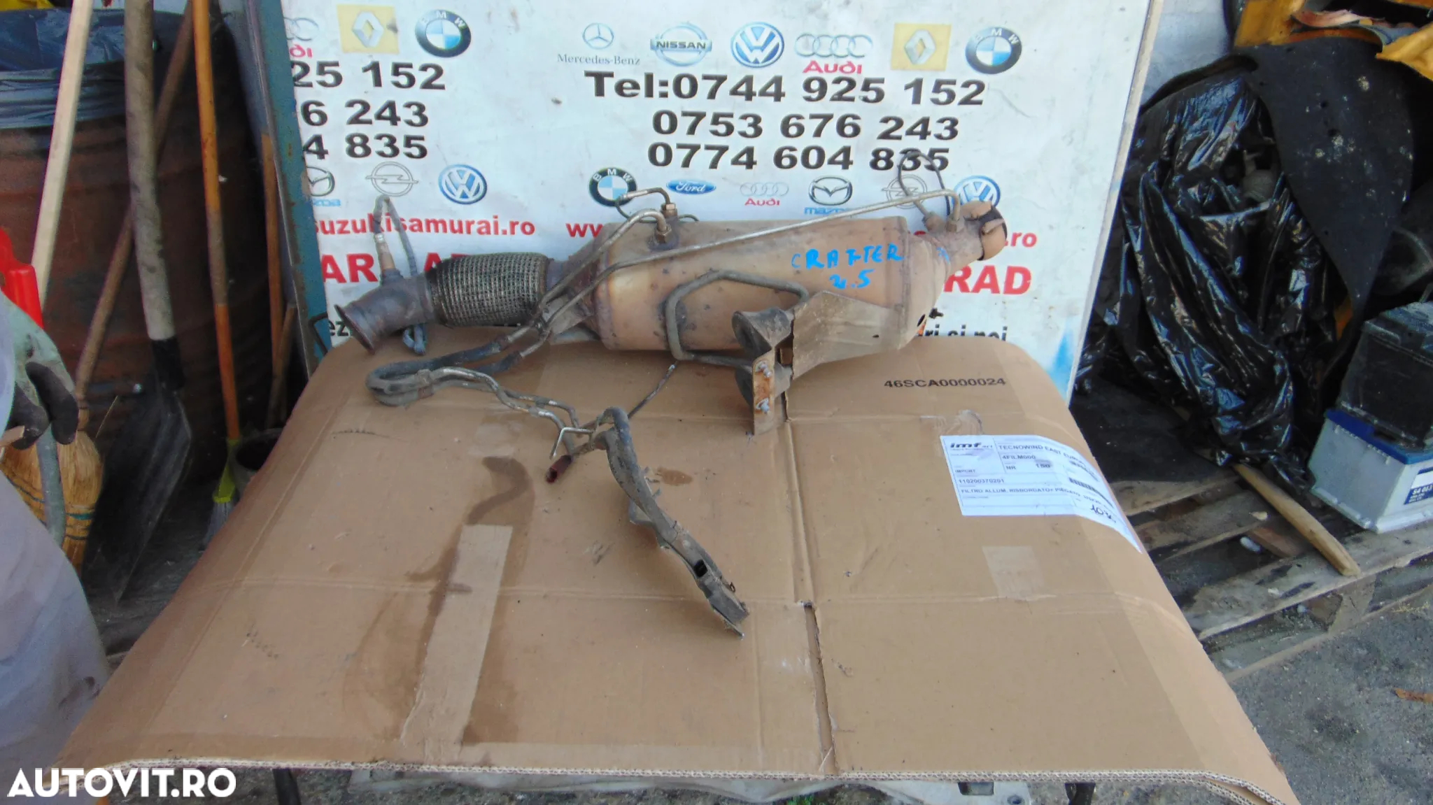 Catalizator VW Crafter 2.5 euro 5 dezmembrez crafter 2.5 cebb - 4