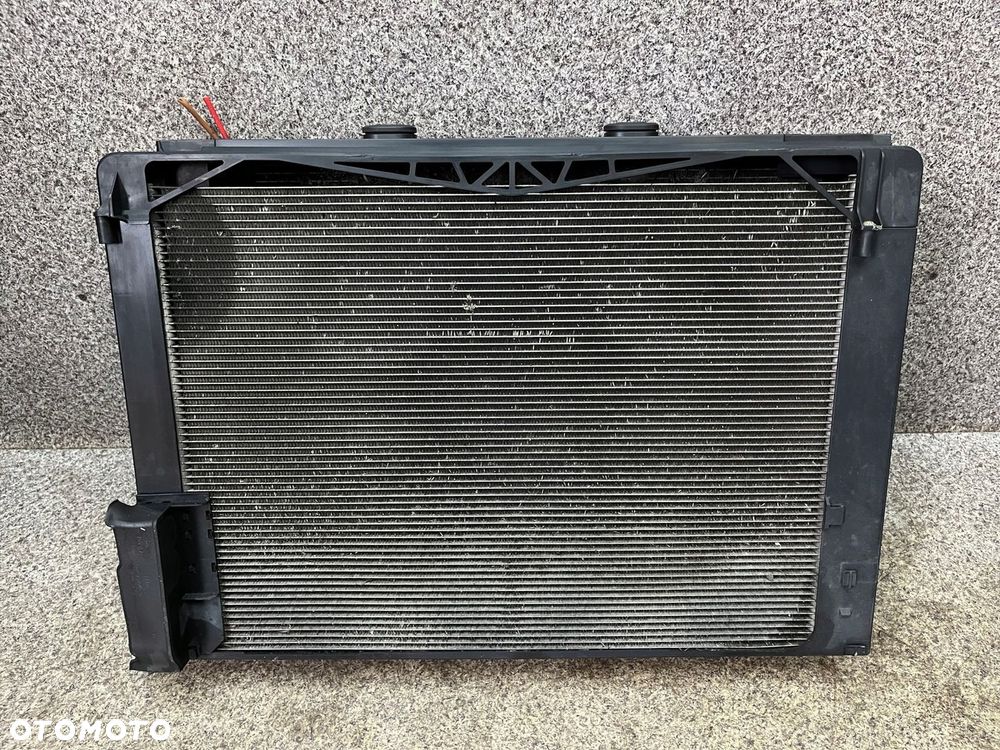Chlodnice wody klimy intercooler ramka wentylator BMW F11 F10 2.0D N47 KPL - 5