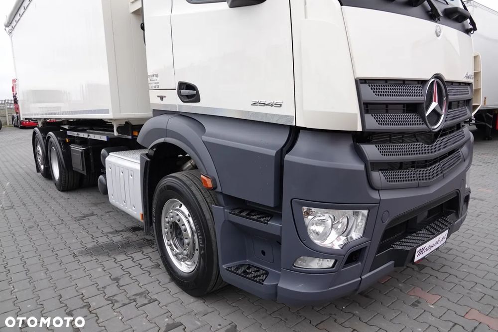 Mercedes-Benz ACTROS / 2545 / 6x2 / WYWROTKA 32 m3 / SZYBER DO ZBOŻA / ŁADOWNOŚĆ: 15.000 KG / OŚ SKRĘTNA + PODNOSZONA / EURO 6 - 13