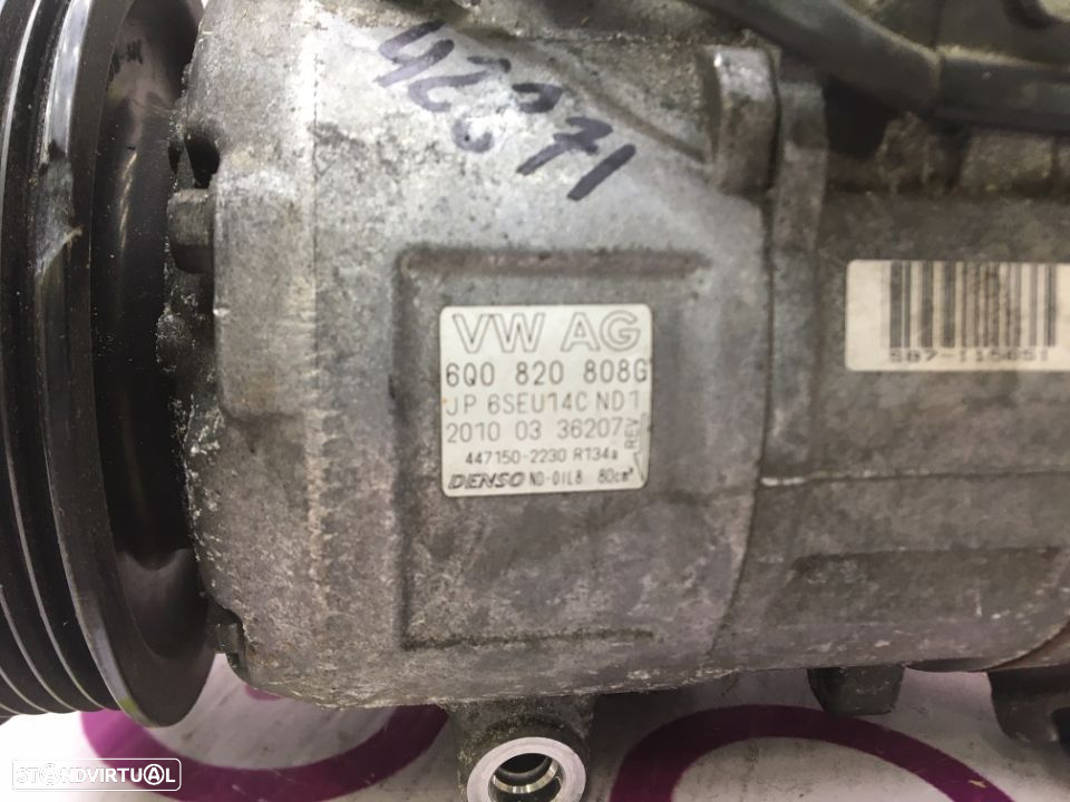 Compressor AC Seat Ibiza 6J 2010 - Ref: 6Q0820808G - NO60004 - 3