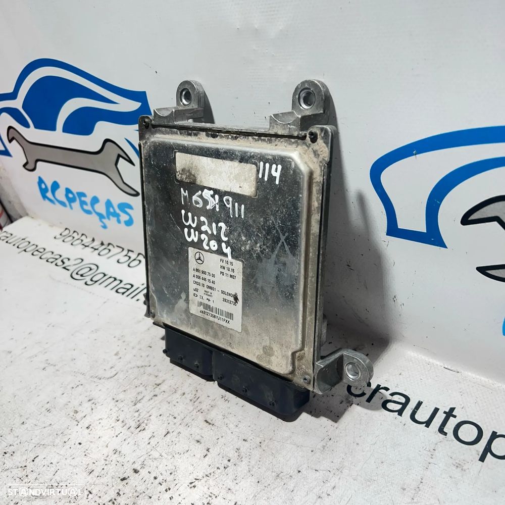 .Centralina Original Motor Continental Mercedes Benz 651911 A 651 900 75 00 / 28312735 CRD3.10 - 5