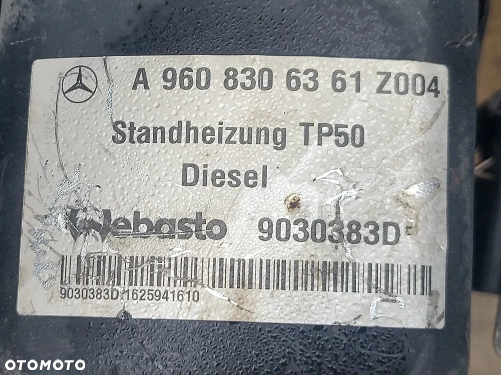 Ogrzewanie wodne A9608306361 WEBASTO 9030383D Thermo Pro 50 Mercedes - 2