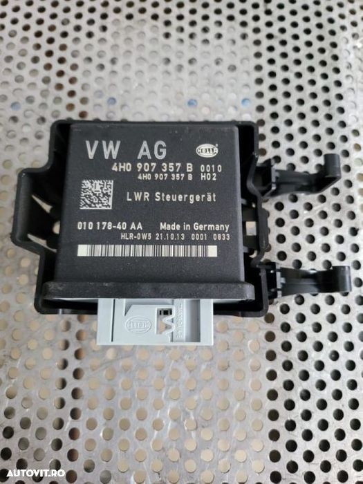 Modul Cornering LWR Audi A6 C7 A7 A8 An 2012-2018 Cod 4H0907357B - 1