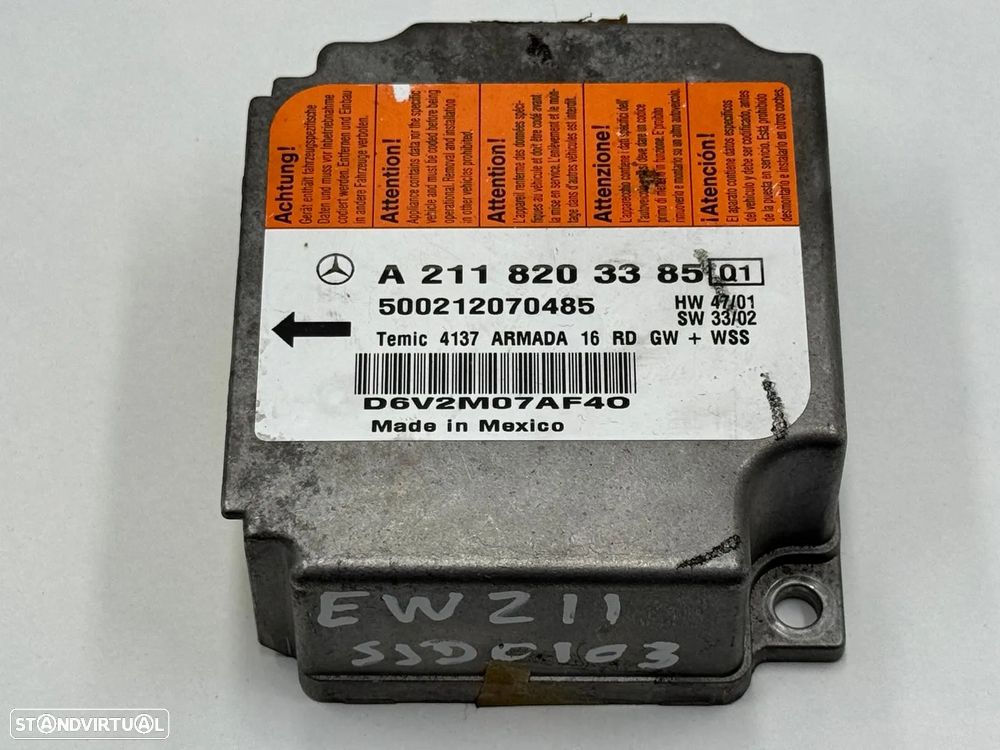 Centralina Airbags - Mercedes E W211 (2002) - 1