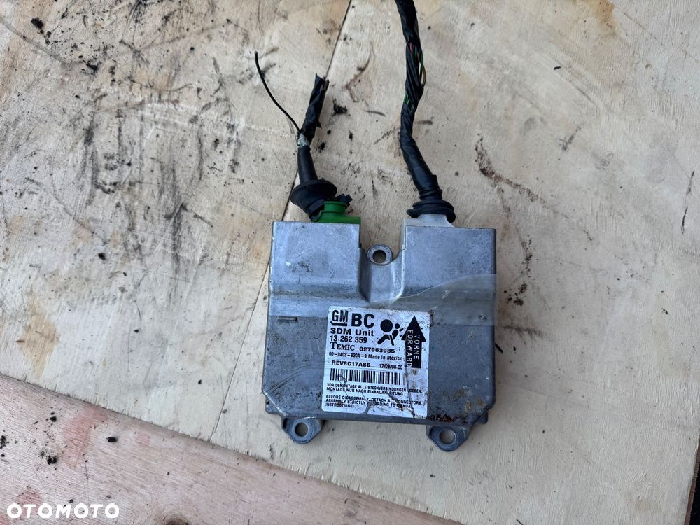 OPEL CORSA D 13262359 SENSOR MODUŁ AIRBAG PODUSZKI POWIETRZNEJ - 2