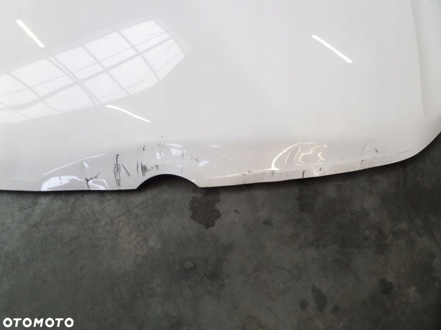 VW CADDY V 5 2K7 20- MASKA POKRYWA BIAŁA 2K7823177B KOD LAKIERU B4 / B9A - 2