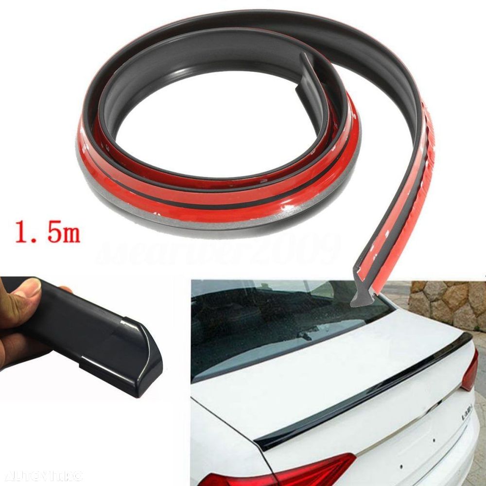 Eleron portbagaj universal din cauciuc tip M NEGRU sau CARBON - 1