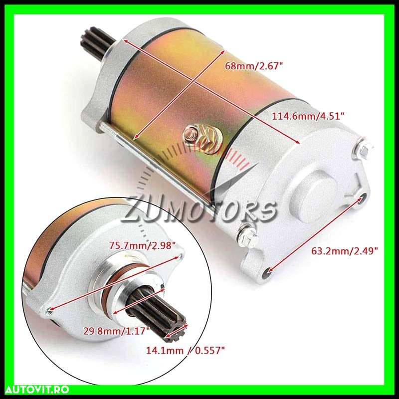 Electromotor Atv CFMOTO CForce 400 450 500 520 550 - 8