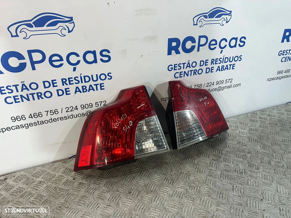 .Conjunto Farolins Tras Traseiros Esquerda Direita Originais Volvo S40 Mk2 II 2003 - 2012 - 5