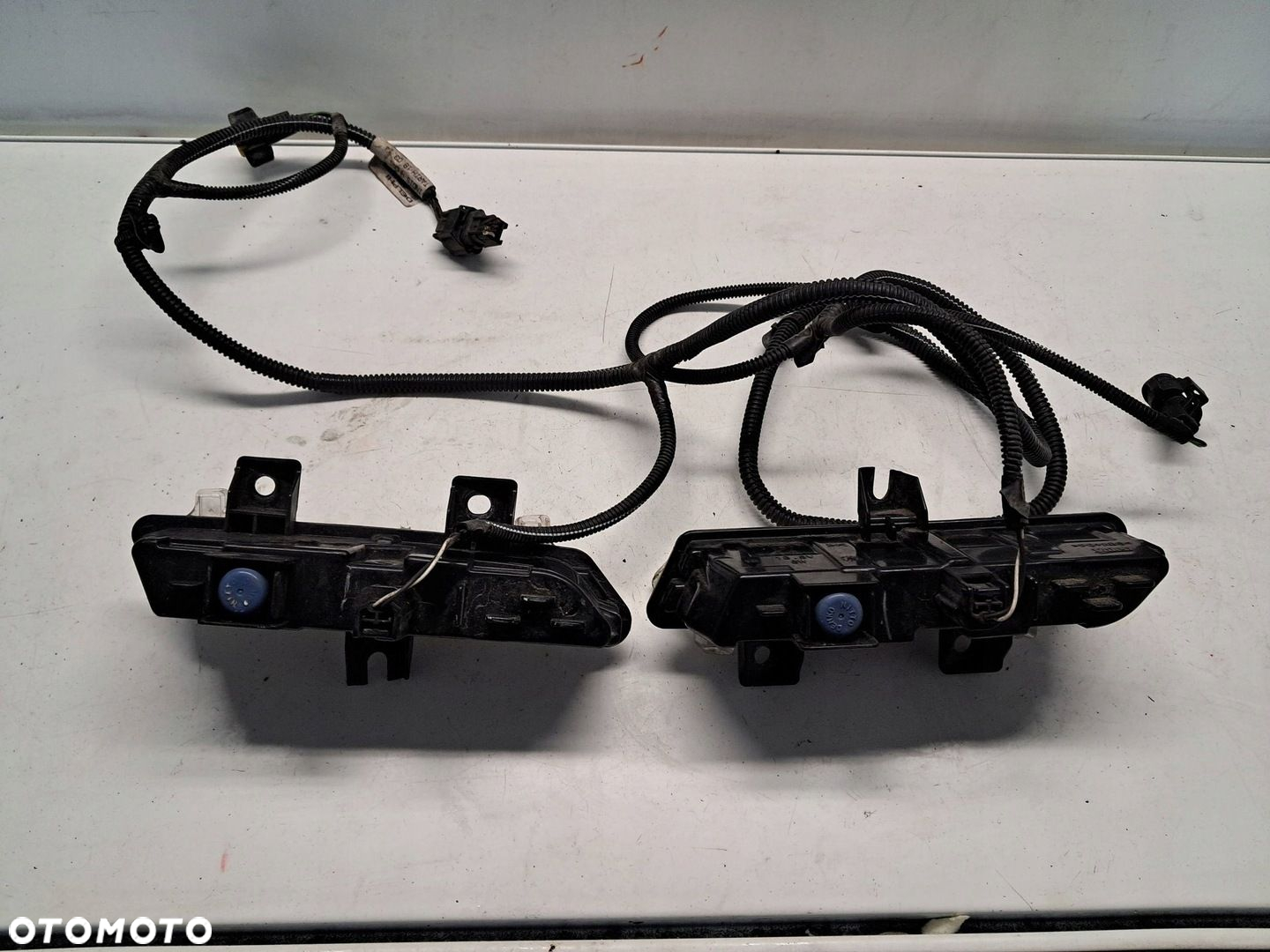 Renault Clio IV LEWA PRAWA lampa LED DRL instalacja zderzaka halogenów KPL - 4