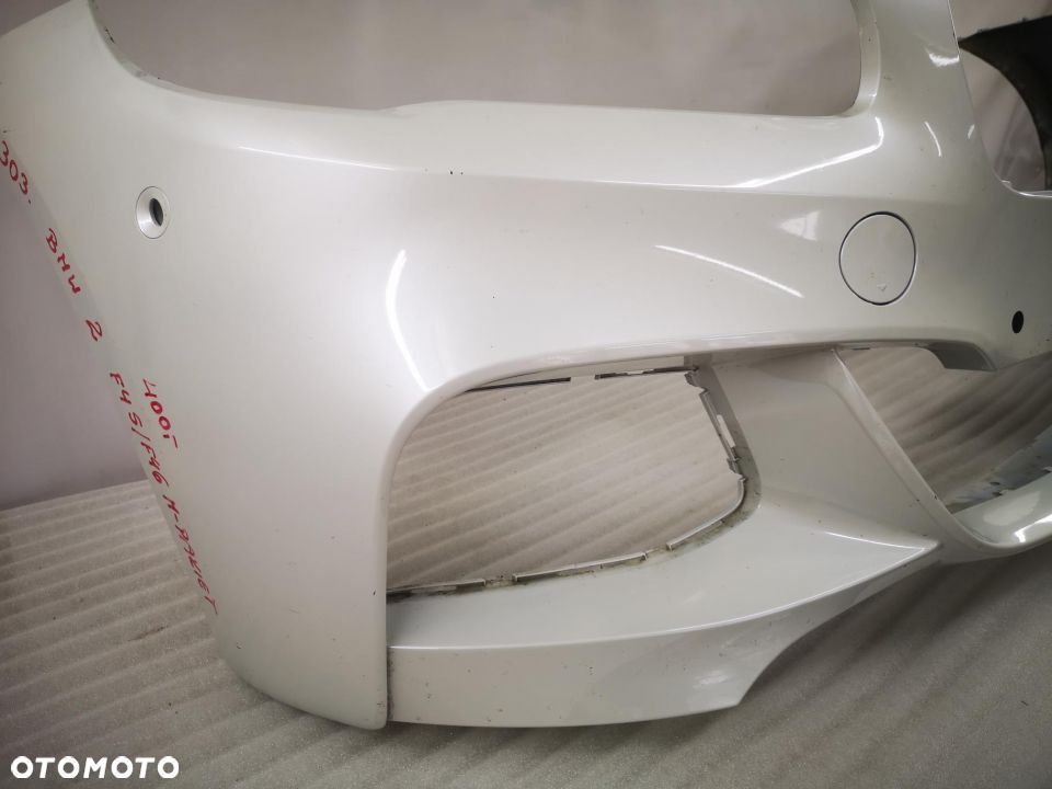 BMW 2 M2 F45 / F46 M-PAKIET ZDERZAK PRZEDNI PRZÓD BIAŁY NA PDC nr aukcji nz303 - 6
