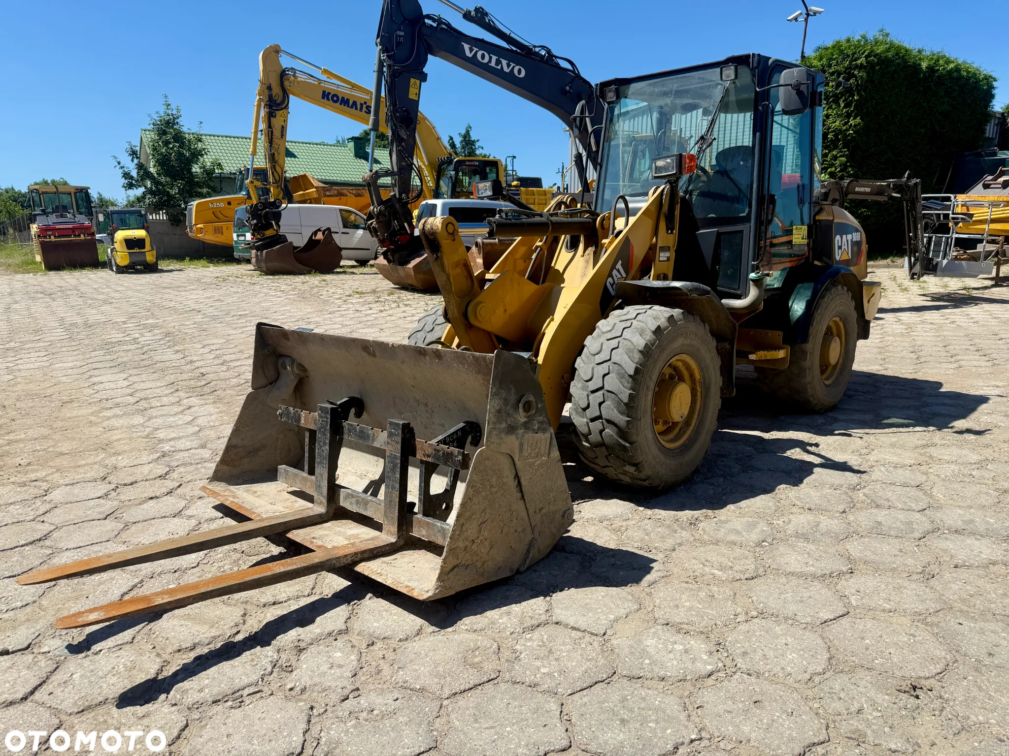 Caterpillar ładowarka kołowa przegubowa 906H rekin widły szybkozłączne, szufla OTWIERANA - 8