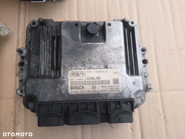 ZESTAW STARTOWY KOMPUTER STACYJKA IMMOBILIZER FORD FOCUS MK2 1.6 TDCI - 8