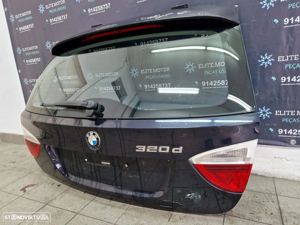 Tampa da mala usada BMW SERIE 3 E91 320D PRE LCI CARRINHA ENVIO GRATUITO - 2