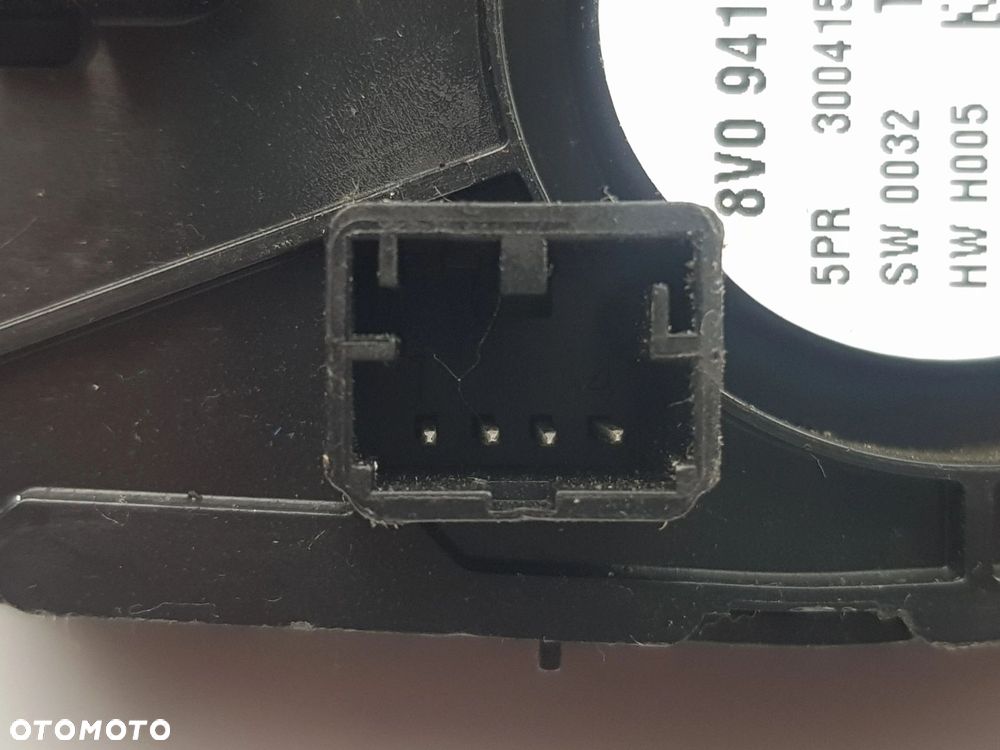 Oryginalny przełącznik sterowania świateł Audi TT RS A3 8V0941531S - 7