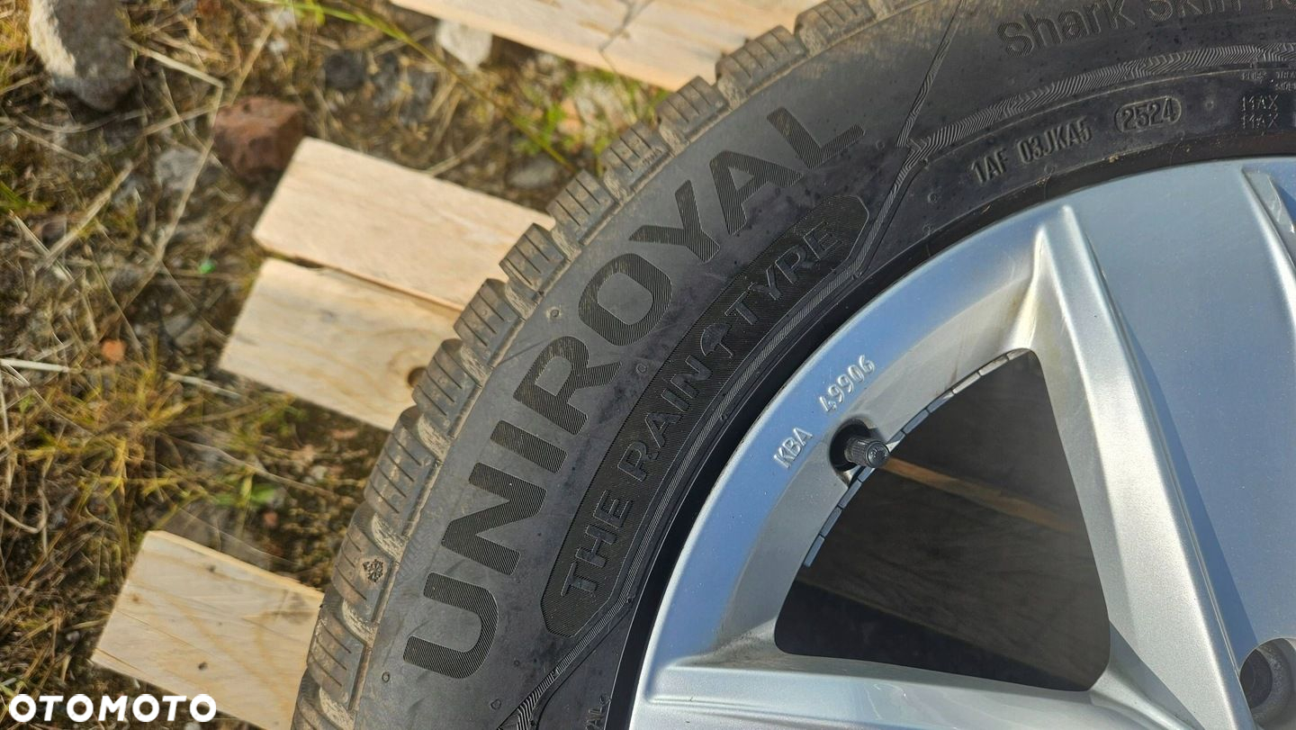 FELGI VW TIGUAN 6.5x17" ET38 5NA071497 OPONY UNIROYAL 215/65 R17 MS - 9