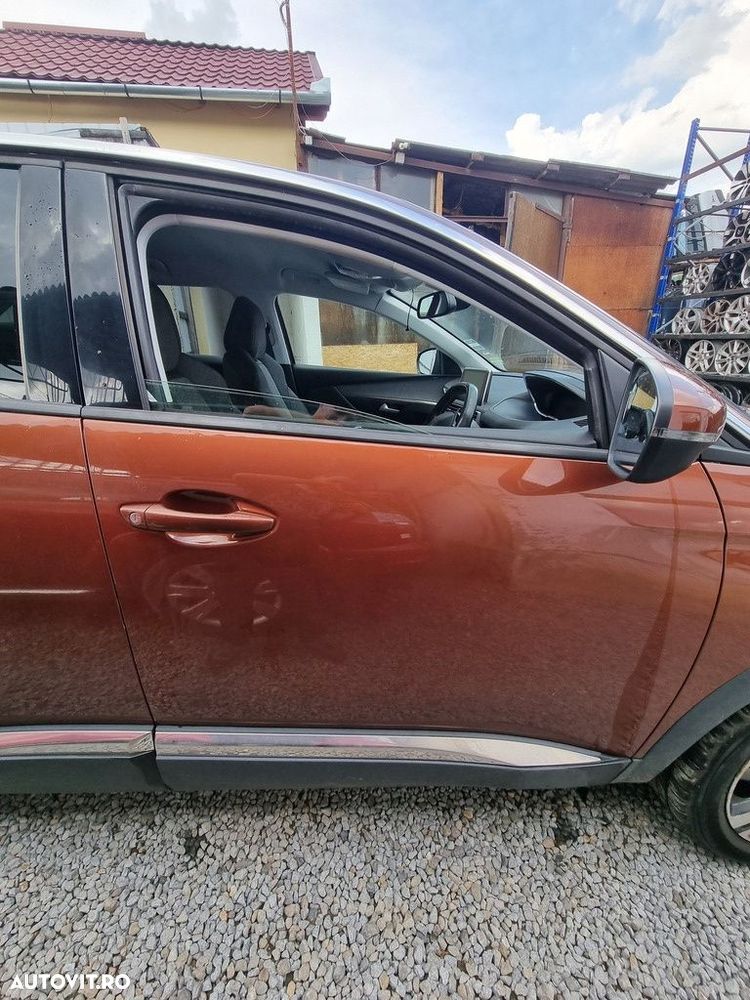 Usa Dreapta Fata Peugeot 3008 II 2016 - 2020 SUV 4 Usi Copper Braun Perleffekt ELG (1316) - 1