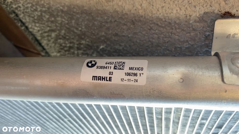 CHŁODNICA KLIMATYZACJI BMW X3 G01 X4 G02 EUROPA 9389411 STAN BARDZO DOBRY - 5