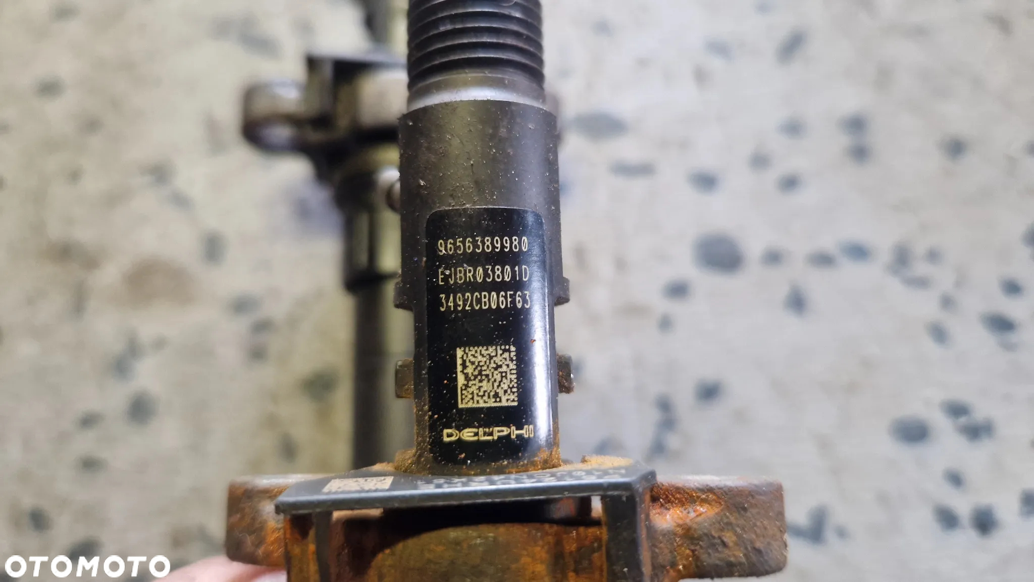 CITROEN C5 PEUGEOT 407 2.0 HDI WTRYSK WTRYSKIWACZ DELPHI 9656389980 EJBR03801D - 2
