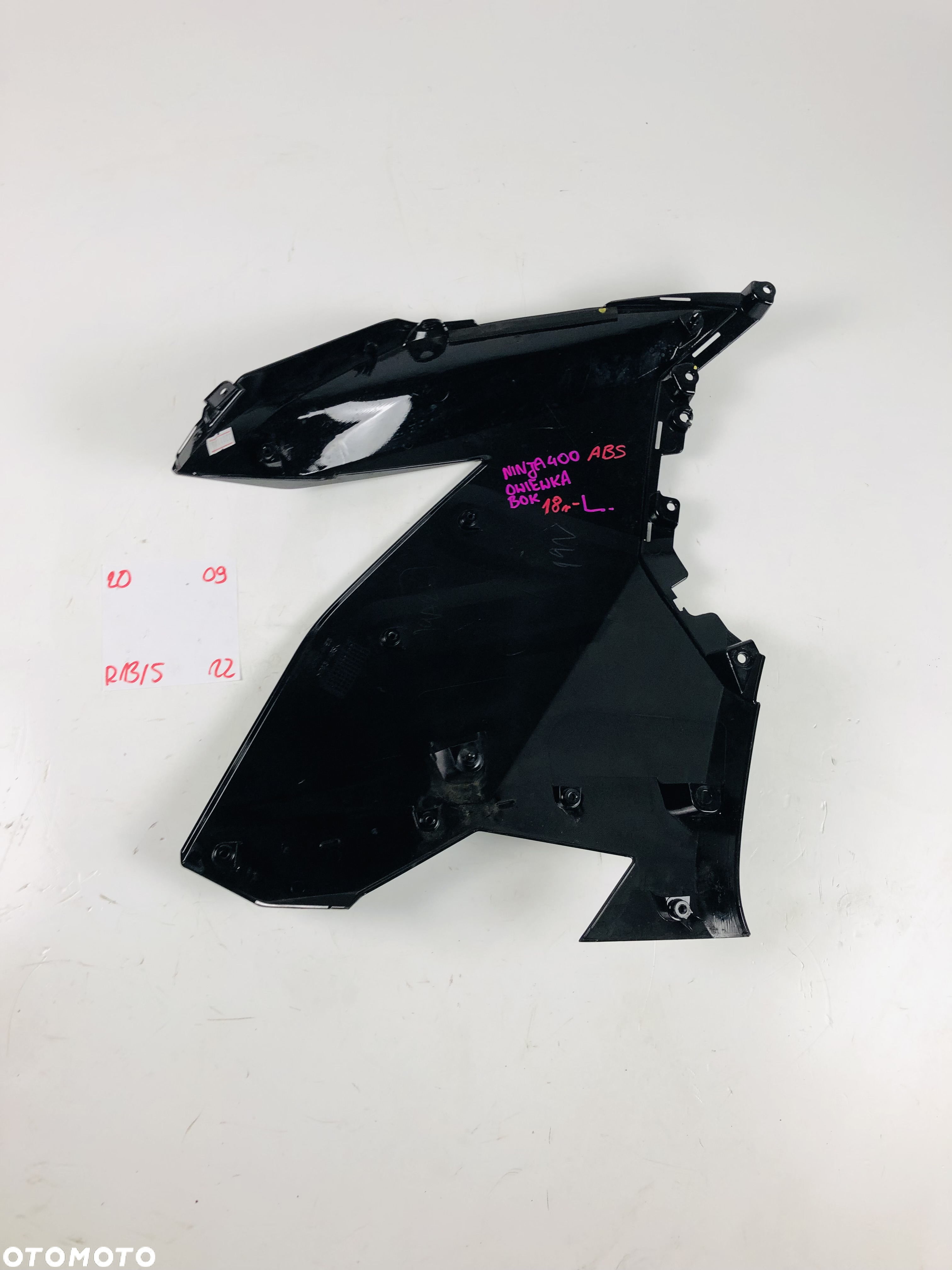 Kawasaki Ninja 400 2018 owiewka pług bok lewy ABS - 12