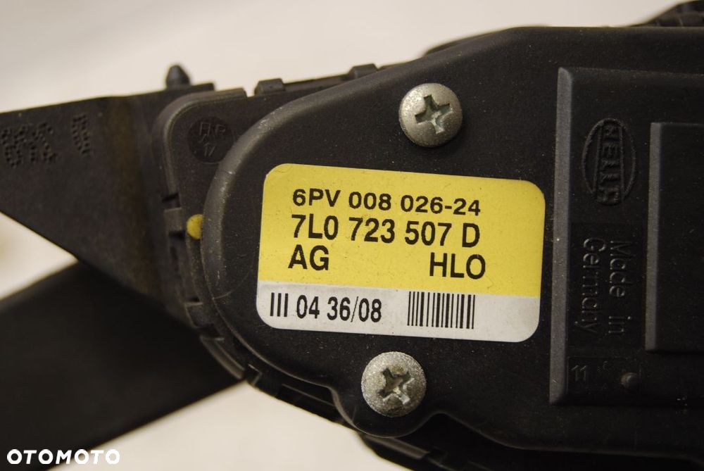 POTENCJOMETR GAZU 7L0723507D AUDI Q7 4.2 FSI 2008R. TOUAREG - 3