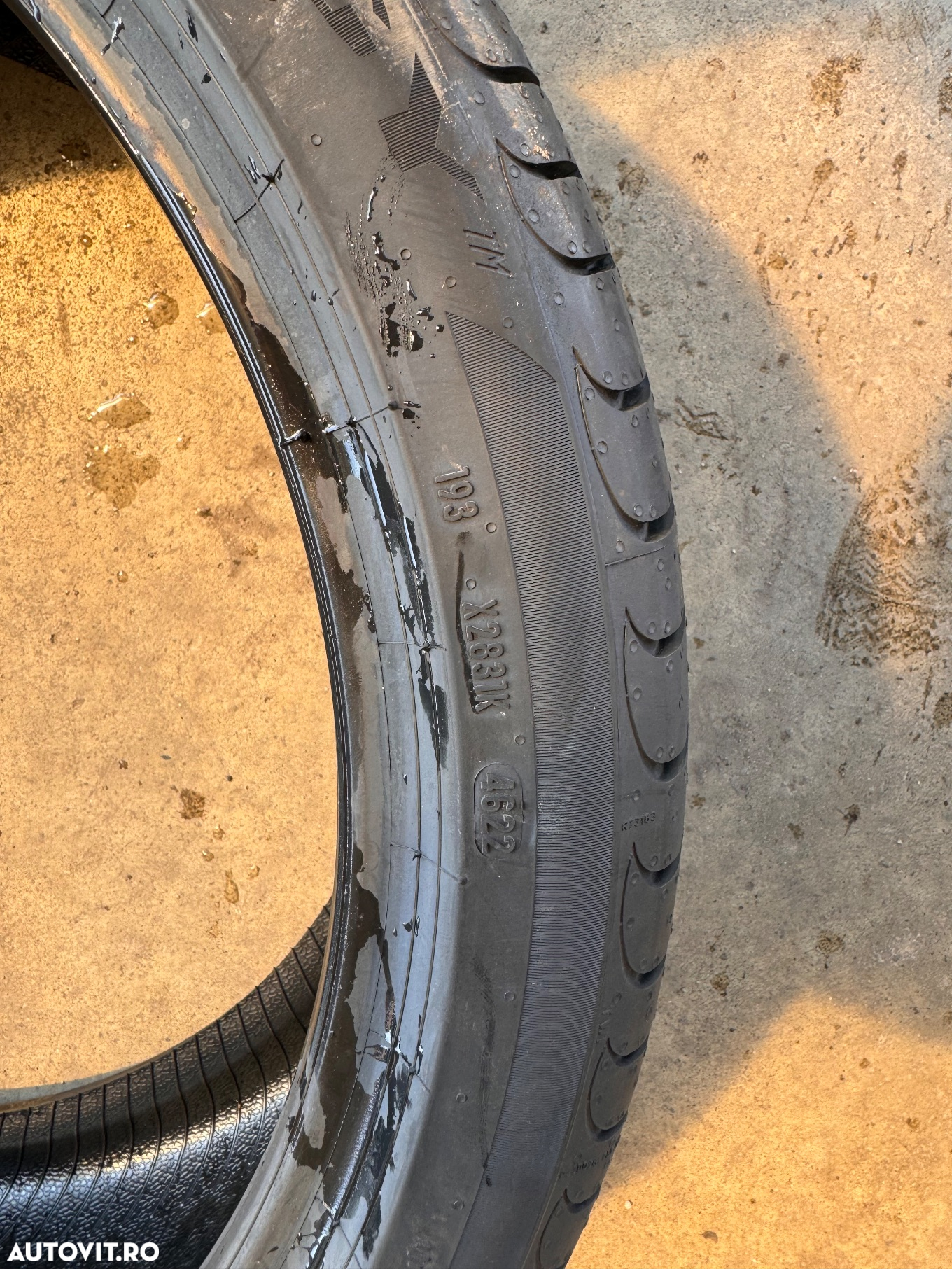 Vând 2 anvelope 225/40/19 Pirelli de vară noi - 4