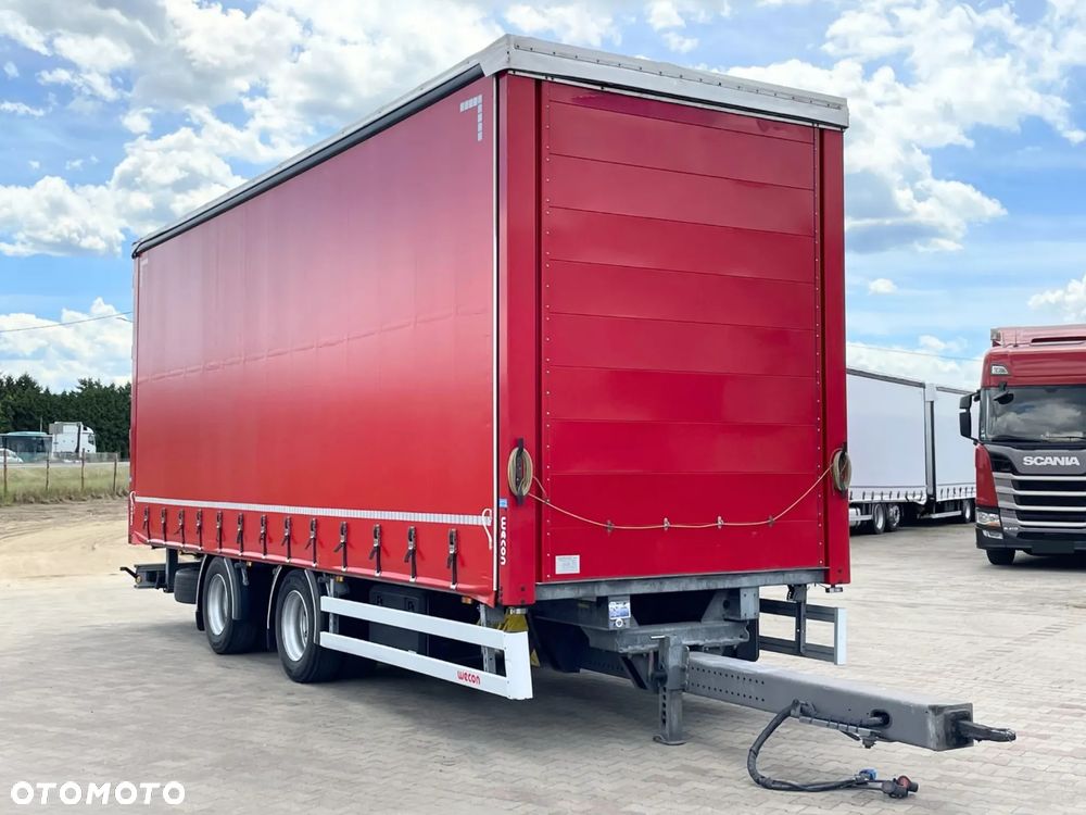 Wecon PRZYCZEPA TANDEM / 7,75 M / SUWANY PODNOSZONY DACH / SALON PL - 2