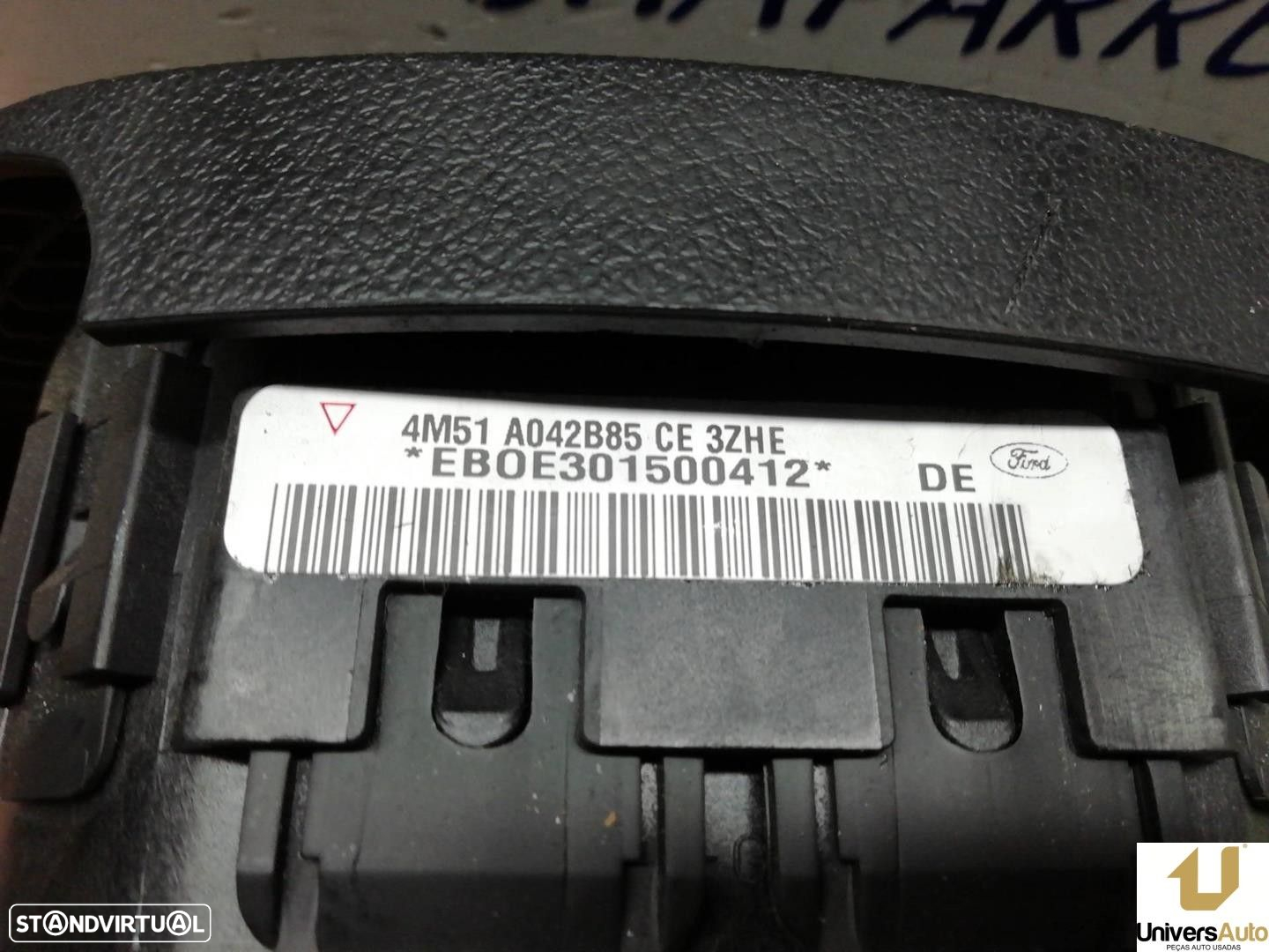 AIRBAG FRONTAL ESQUERDO FORD FOCUS II SEDAN 2006 -4M51A042B85 - 2