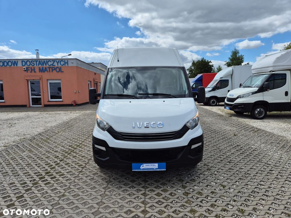 Iveco Daily 35S16 Hi-Matic L4H2, Brygadówka 7 osób, MAXI blaszak, HAK 3.5T, klimatyzacja - 2