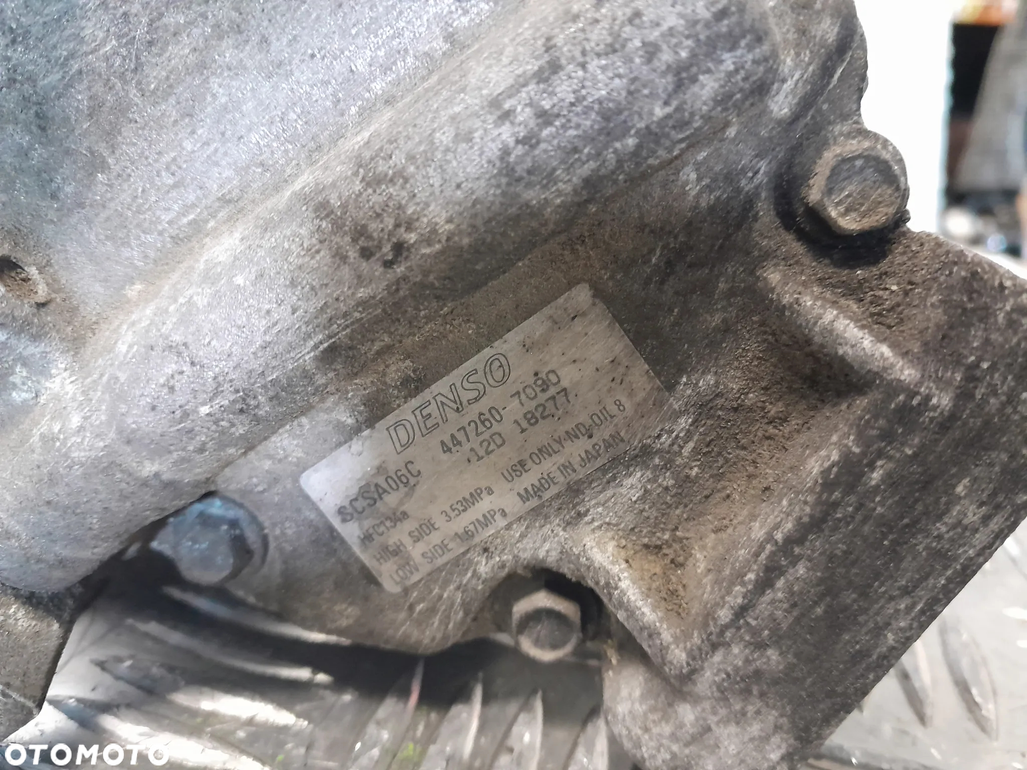 Kompresor sprężarka klimatyzacji TOYOTA Corolla Verso Avensis 01-09r. 2.0 D4D 447260-7090 - 5