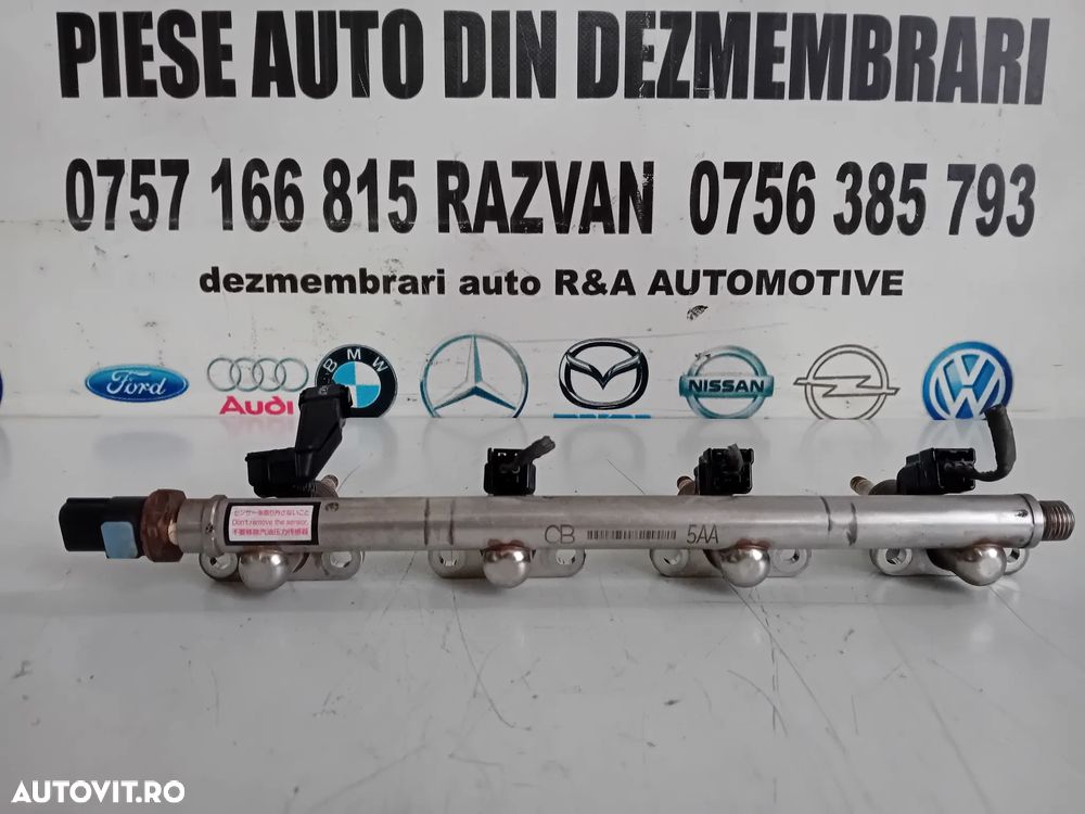 Injector Rampa Injectoare Honda Civic HRV HR-V 1.5 Benzina Turbo 2015-2020 Motor L15BA 18.000 Km - 3