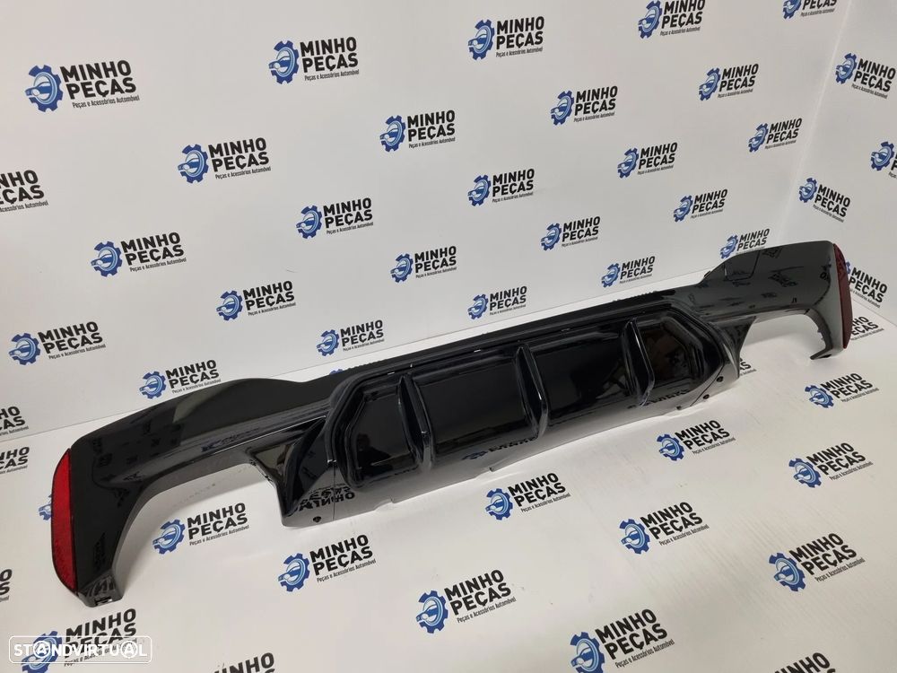 Difusor Traseiro BMW Série 5 (G30/G31) Look M5 Preto Brilho - 4
