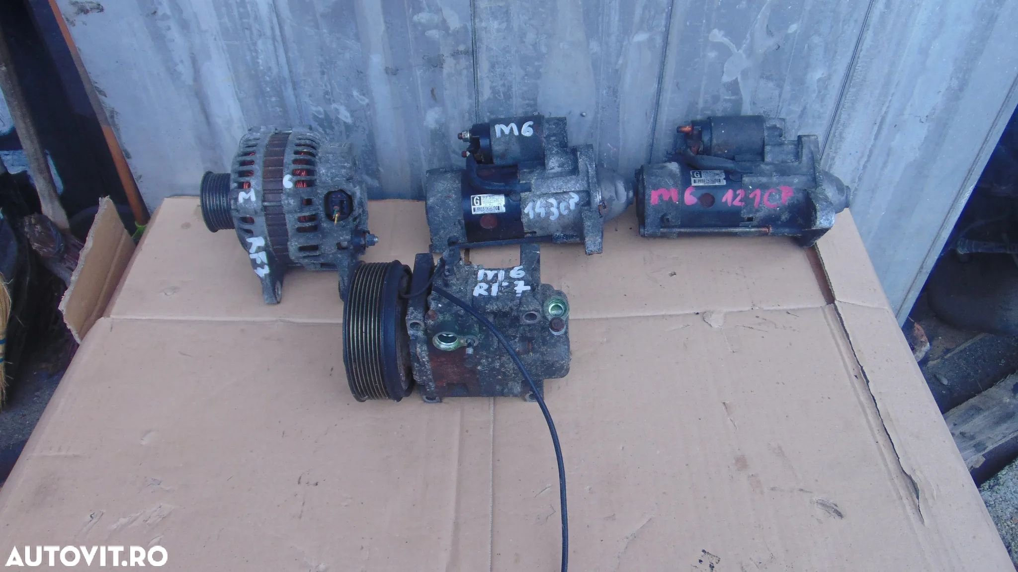 Alternator-electromotor-compresor clima mazda 6 RF7J143 cp RF5-121,136 - 1