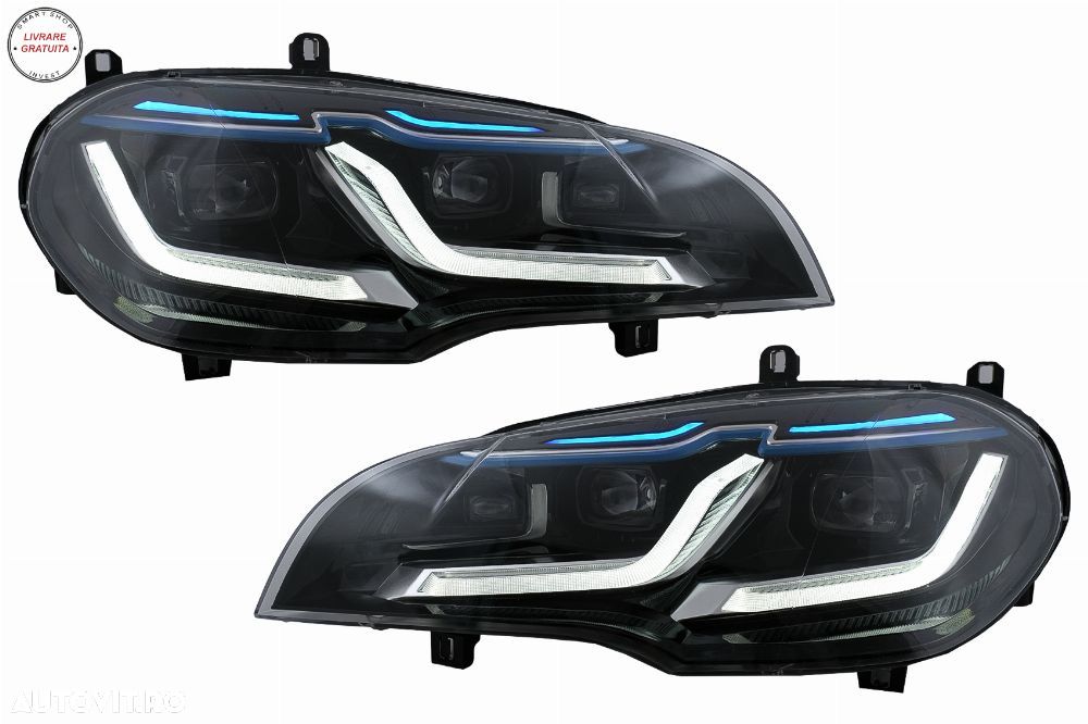 Faruri Full LED BMW X5 E70 (2007-2014) Conversie de la HID la LED- livrare gratuita - 1