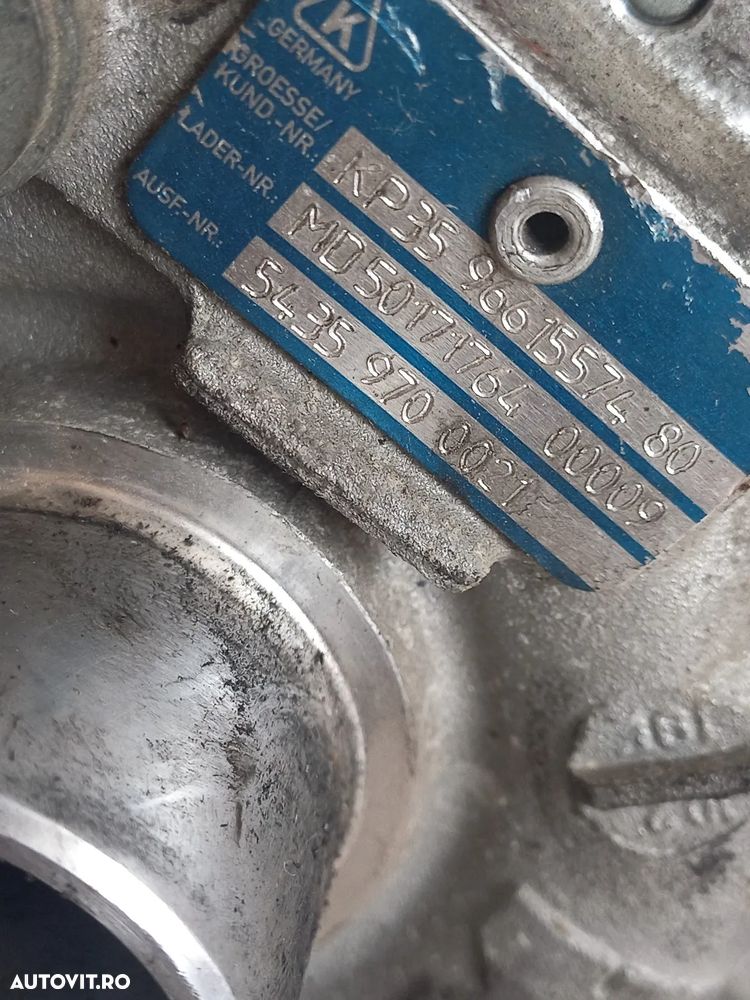 Turbo Turbina Citroen Nemo Peugeot Bipper 1.4 Hdi Cod  - Dezmembrari Arad - 6