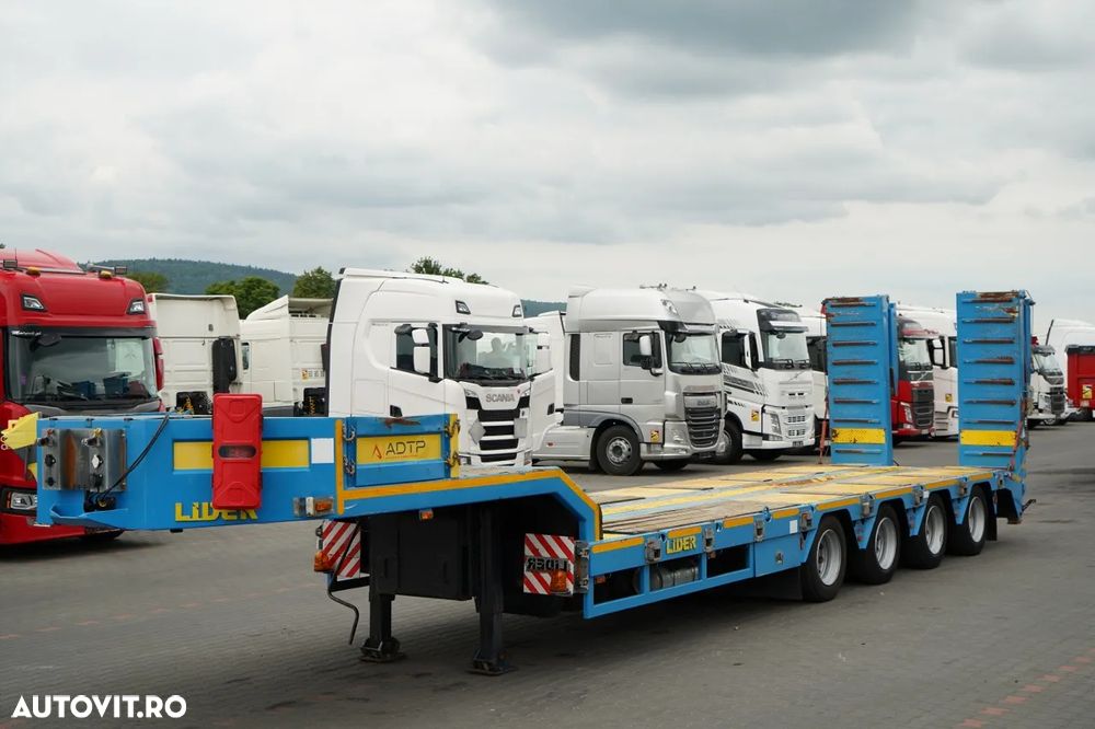 Lider CAMIOANĂ LEADER CU GĂRTĂ JOS / LĂȚITĂ / 4 AXE / AXE DE DIRECȚIE / MASĂ NETĂ AUTOMĂTĂ: 60.000 KG / IMPORTATĂ - 1