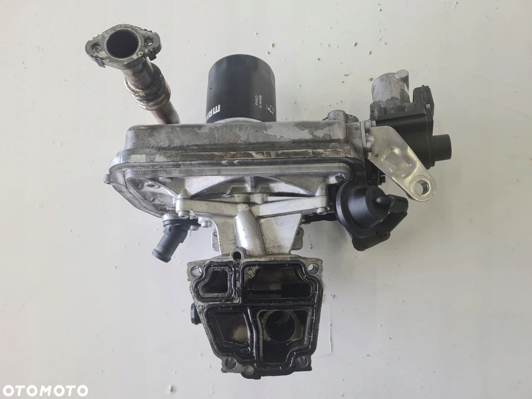 VW T5 LIFT 2.0 BiTDI chłodniczka podstawa zawór filtra oleju 03L115512D - 2