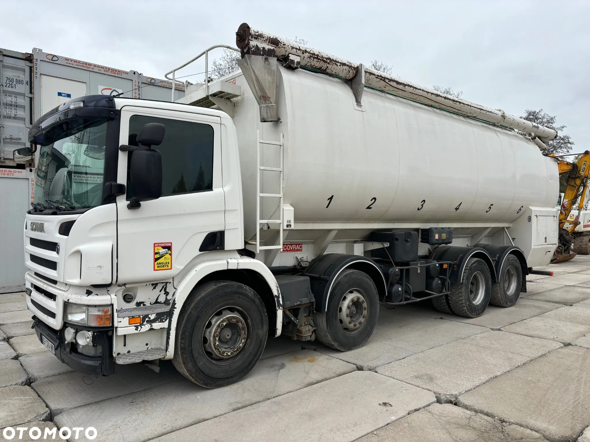 Scania 8x4 Paszowóz 6 Komorowy ECOVRAC /Cysterna Spożywcza - 12
