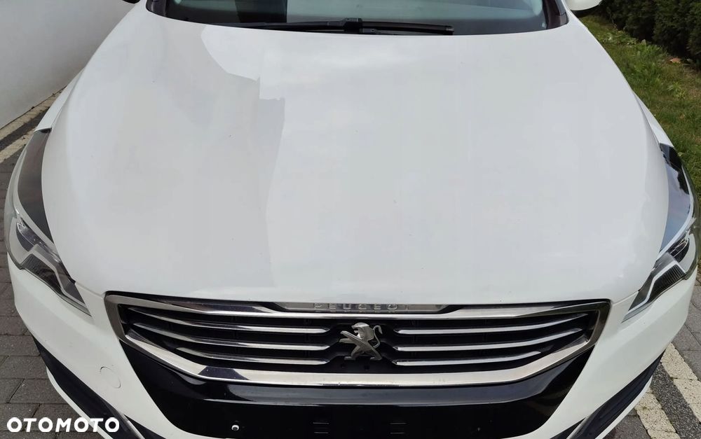 peugeot 508 1 i lift 15-18 maska pokrywa silnika biała ewpb - 5