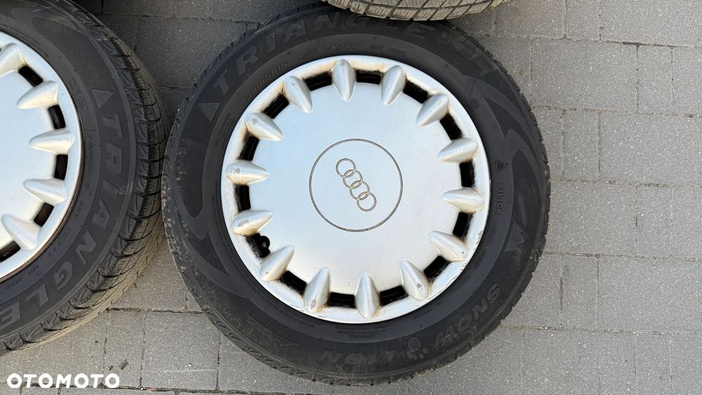 Koła r15 5x112 195/65 ET55 6J felgi audi seat skoda vw stalówki stalowe - 5