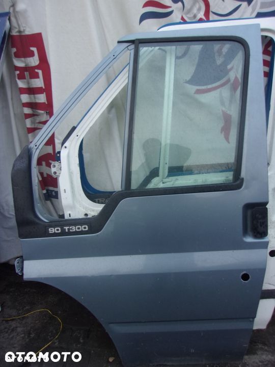 DRZWI FORD TRANSIT MK 00-06 LEWE PRZEDNIE SZYBA ZAMEK PODNOSNIK LISTWA - 2