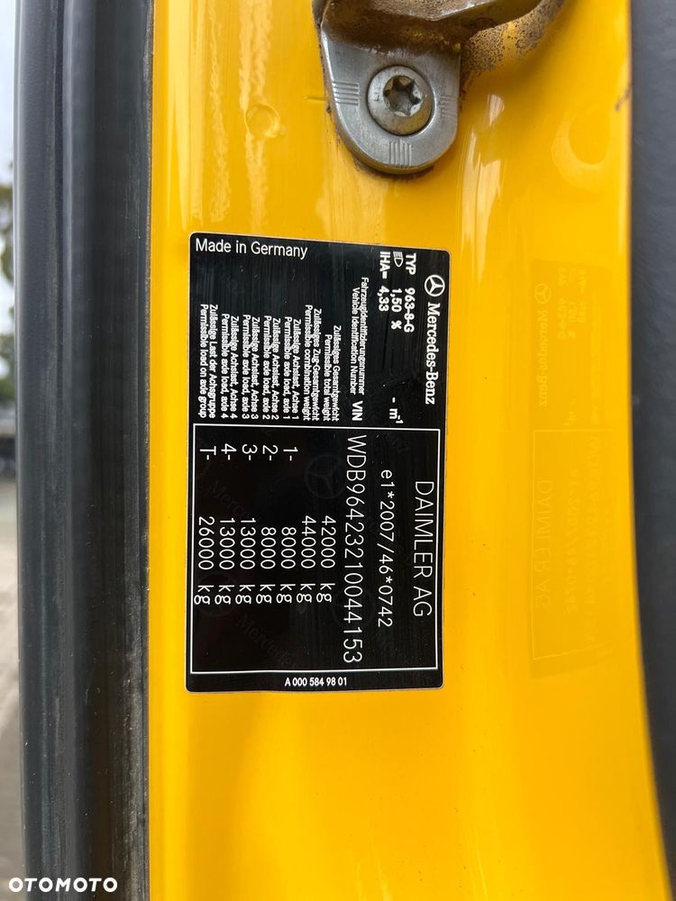 Mercedes-Benz 4145 AROCS wywrotka 8x6, 3-str. MEILLER, BORDMATIC, 215 t.km., 34 t.DMC - 15