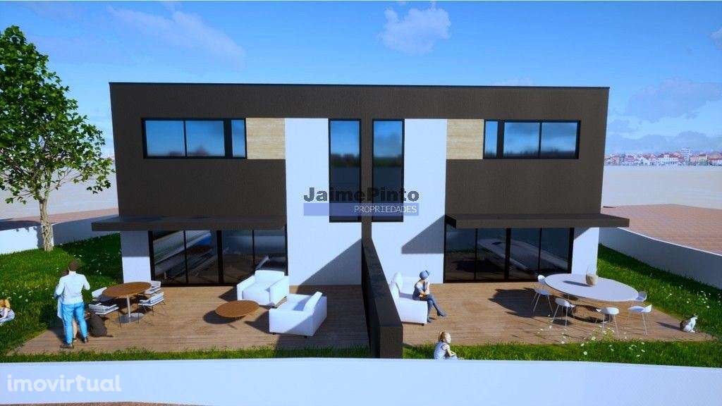 Terrenos urbanos contíguos, dois, para construção de 2 moradias. Po... - Grande imagem: 2/4