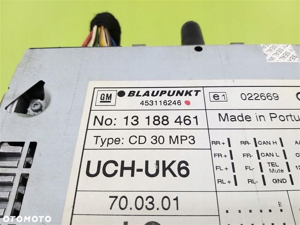 Radio CD FABRYCZNE  wyświetlacz kpl Opel Astra  III H 2004-2009 453116246 - 6